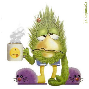This is how I've been feeling the past couple of days. Sore throat ...