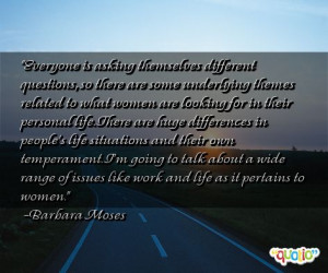 Everyone is asking themselves different questions, so