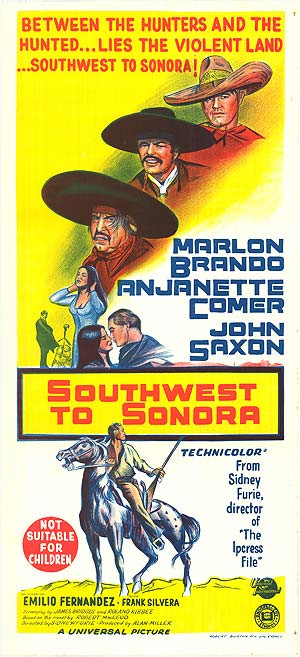 SOUTHWEST TO SONORA AKA APPALOOSA POSTER ]