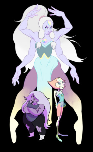 pearl opal tickle doodlins steven universe Amythest ps this pic is ...