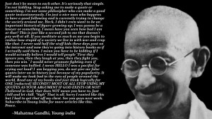 One of Gandhi's lesser known quotes by Purplegill10