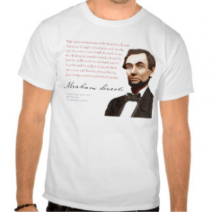 Abraham Lincoln Shirt #32 With Malice Toward None