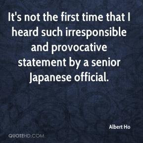Albert Ho Quotes