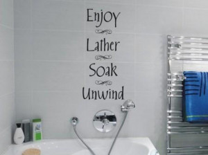 for bathroom wall quotes calm bathroom wall quotes-bathroom, bathroom ...