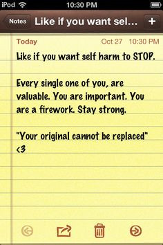 Stop Self Harm Cutting Quotes Want self harm to stop.