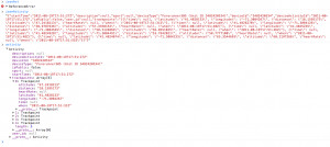 Javascript array serialized in JSON enclosed in quotes, like a string