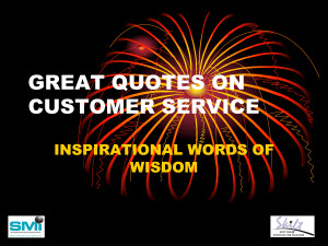 GREAT QUOTES ON CUSTOMER SERVICE