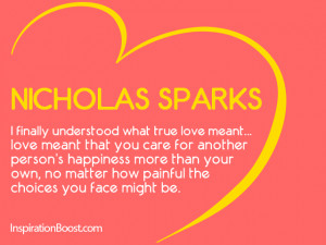 Nicholas Sparks Quotes About Love