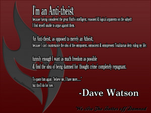 Anti Atheist Quotes Tags...