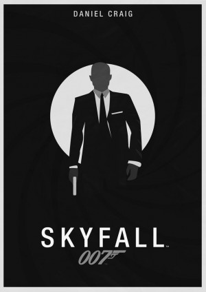 SKYFALL Minimalist Poster by JSWoodhams.deviantart.com on @deviantART