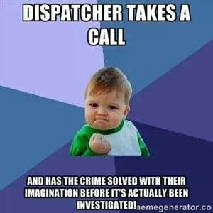Dispatcher takes a call
