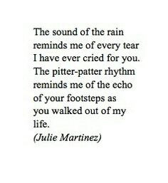 the sound of the rain .... #relationships #heartbroken #quotes More