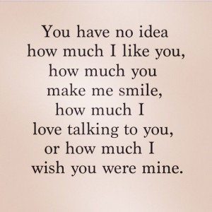 love it i wish you were mine