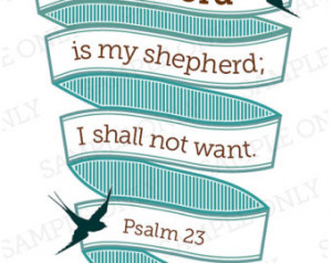 ... Psalm 23 Bible Verse Printable Poster. Holy Scripture Verses, Quotes