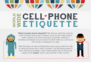 Phone Etiquette Infographic by RepairLabs
