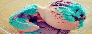 Blue Colorful Cool Ice Cream Facebook Covers