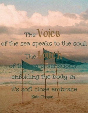 Sea quote via Living Life at www.Facebook.com/LivingLife2TheFull