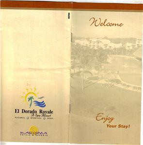 El Dorado Royale (Spa Resort) 1990s welcome map