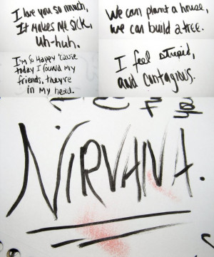 Nirvana Lyric Doodle by kobraxkid