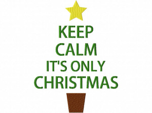 keep calm its christmas time