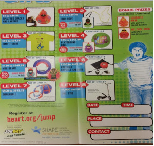 2015 Jump Rope for Heart Prizes