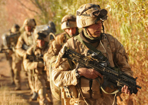British Royal marine commandos in Afghanistan. Photo: wiki commons.