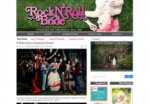... Rock N’ Roll Bride! Head over to Kat’s awesome wedding inspiration