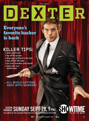 Dexter Dexter Season 3 Promotional Poster