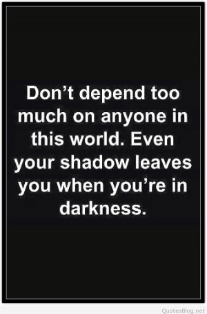 ... leaves you quote only trust the ones who are always watching you