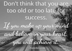 Make up your mind for success quotes