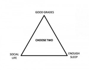 Choose Two: Good Grades, Social Life or Enough Sleep?