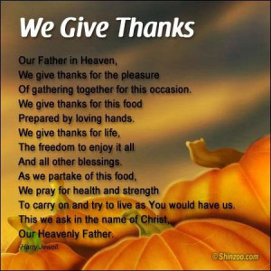 Thanksgiving prayer 1