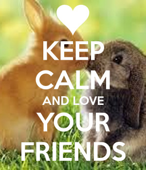 Keep Calm and Love Your Friends