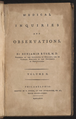 benjamin rush medical inquiries and observations benjamin rush medical ...