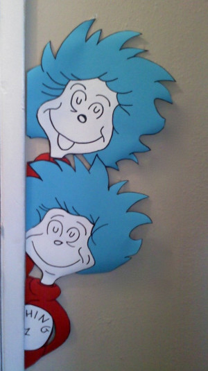 Thing 1 and Thing 2 from Cat in the Hat