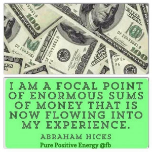 AM a focal point of enormous sums of money that are now flowing into ...