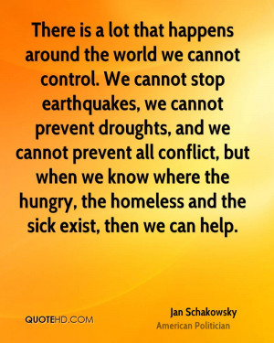 ... where the hungry, the homeless and the sick exist, then we can help