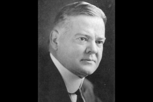 President Herbert Hoover of