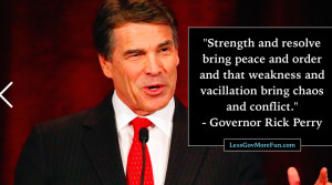 Rick Perry NRA 2015 strength and reolve