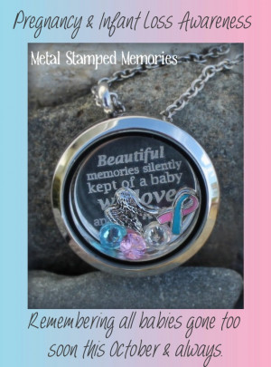 Pregnancy and Infant Loss Awareness Necklace