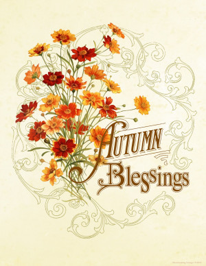 Our Autumn Blessings Free Printable, Linky Party Postponed & News!