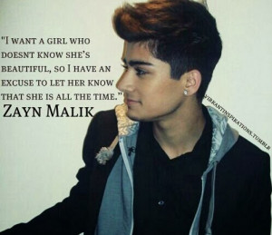 One Direction Quotes About Life Zayn malik of one direction