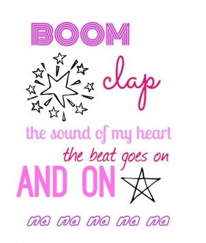 Boom Clap by Charli XCX lyrics. TFIOS soundtrack.