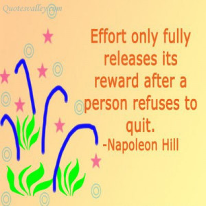 Effort Quotes Effort only fully releases its