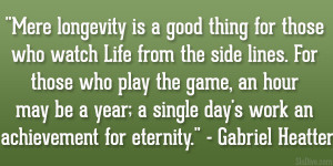 Gabriel Heatter Quote