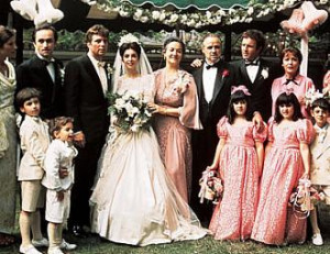 The Corleone kids - Sonny, Fredo, Michael, Connie, Tom