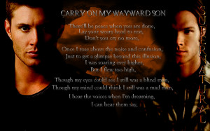 Carry On My Wayward Son by iclethea