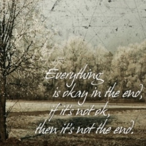 Everything will work out!