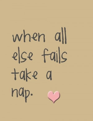 Take a nap