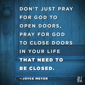 Open and Closed doors